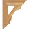 Ekena Millwork Merced Traditional Rough Sawn Bracket, Western Red Cedar, 4"W x 18"D x 22"H BKT04X18X22MRC01RWR - alternate 3